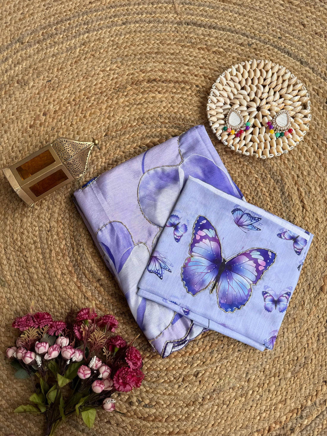 Primium CHINNON handwork saree with scalp border