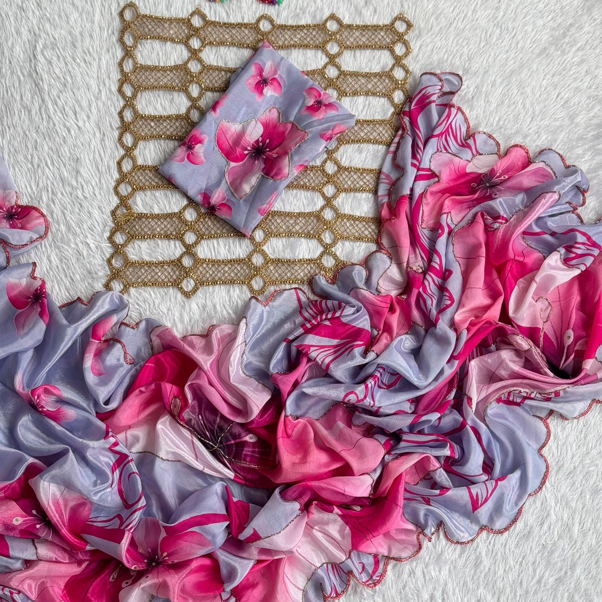 Primium CHINNON Handwork Saree Scalp Border SHIVANIYA 117