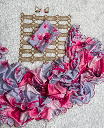 Primium CHINNON Handwork Saree Scalp Border SHIVANIYA 117