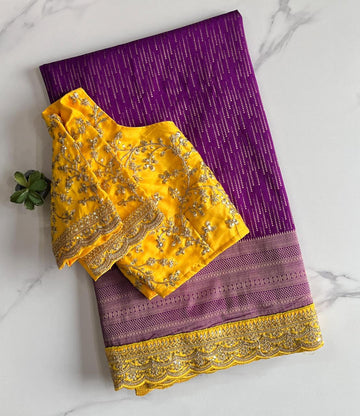 Pure Banarasi Pattu Saree with elegant Weaving flower on all over the saree   Weaving border on either side