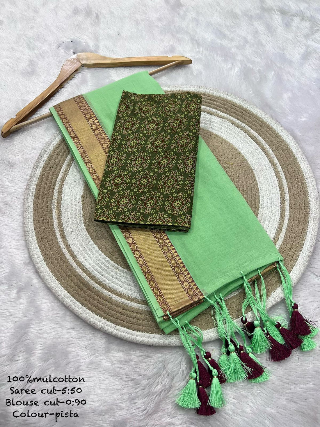 Mul cotton  multi weaving border, cotton blouse. new design launch