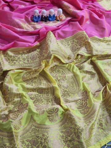 Satin bandhani print saree with running blouse. PRINTED BANDHANI SAREE