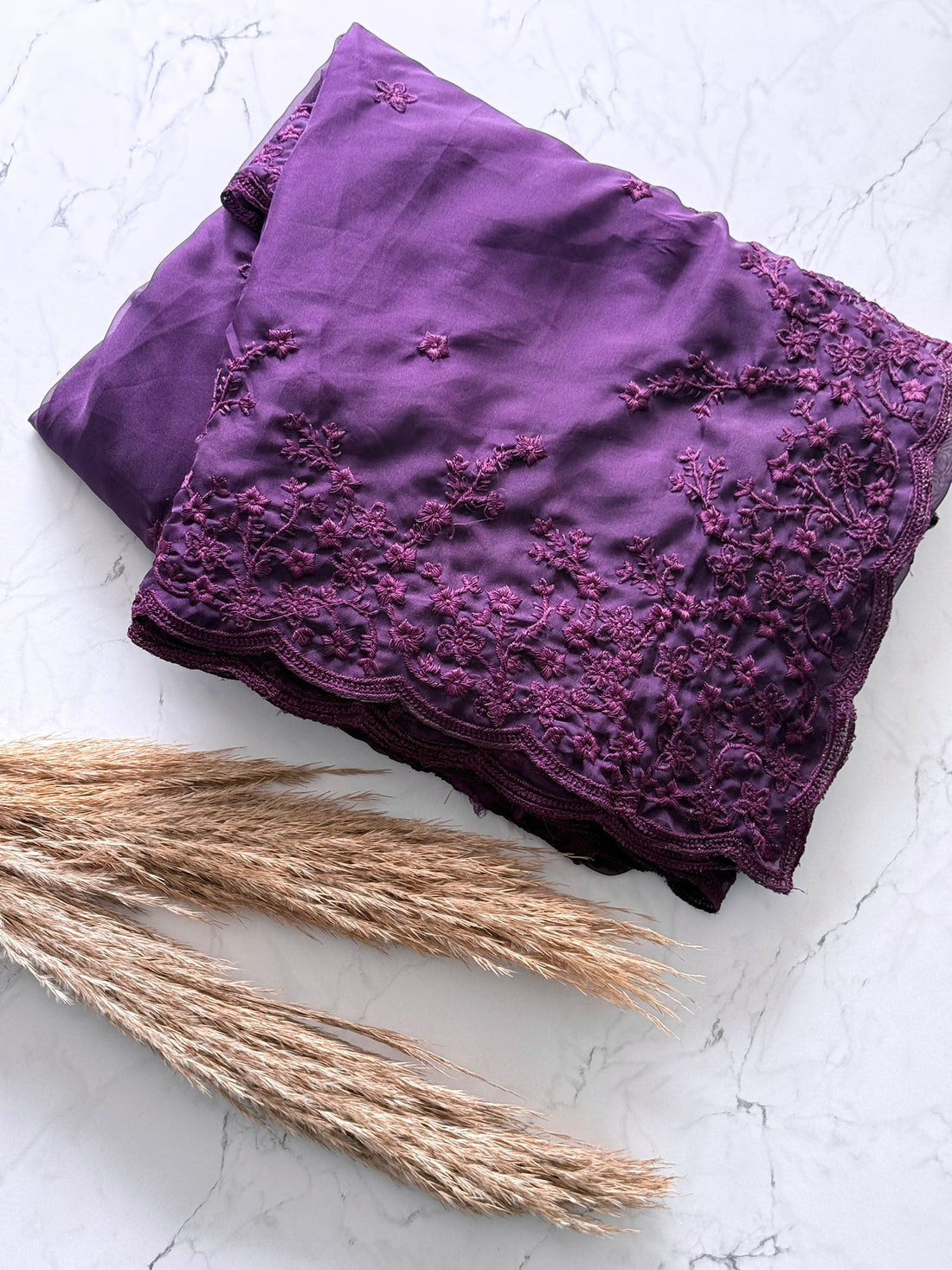 Sahiba Luxe Deep  Floral Embroidery Saree With Multiples Colours S-0018